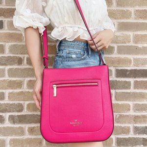Kate Spade Large Top Zip Crossbody Messenger Bag
